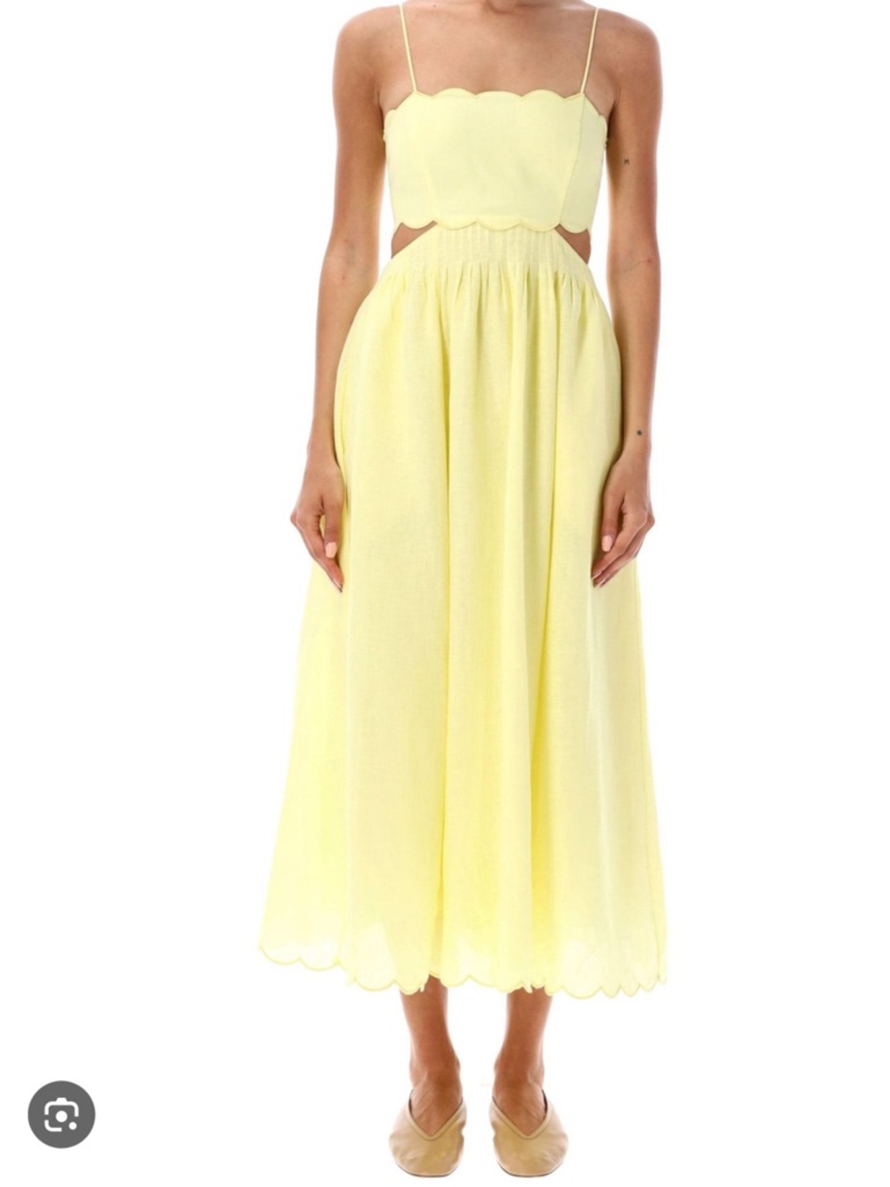 Zimmermann Halliday Scalloped Dress